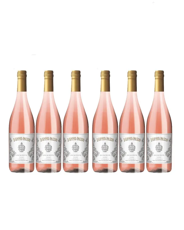 doppio-passo-primitivo-rosato-ros-halbtrocken-6x0-75-l-vegan image 1