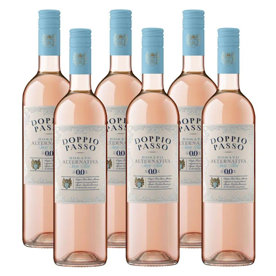 doppio-passo-rosato-alternativa-ros-alkoholfrei-halbtrocken-6x0-75l image 1