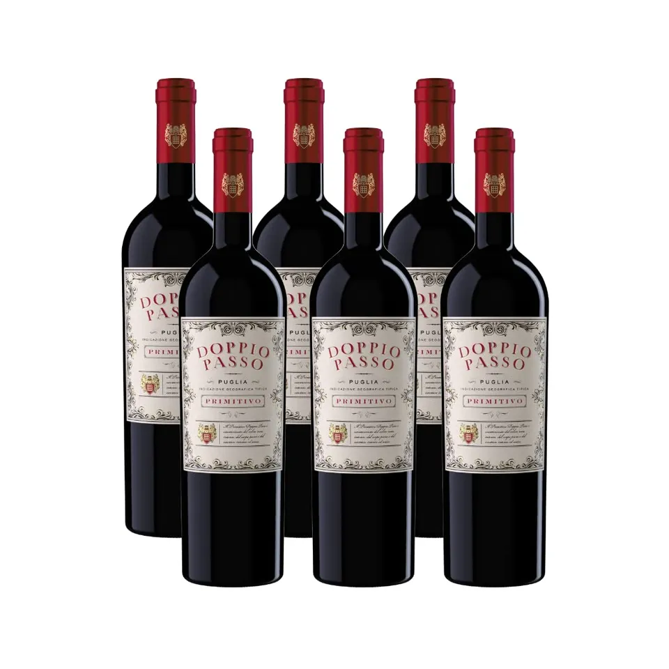 doppio-passo-primitivo-puglia-rotwein-6x0-75l-halbtrocken image 1