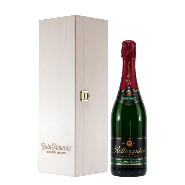 rotk-ppchen-riesling-sekt-trocken-holzkiste-flascheng-rung image 1